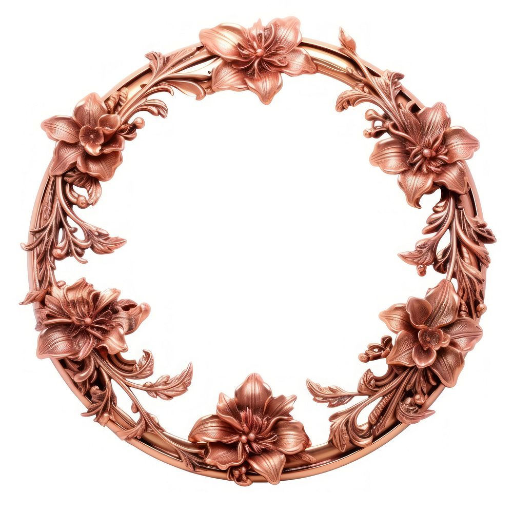 Nouveau art garland flower frame | Premium Photo - rawpixel