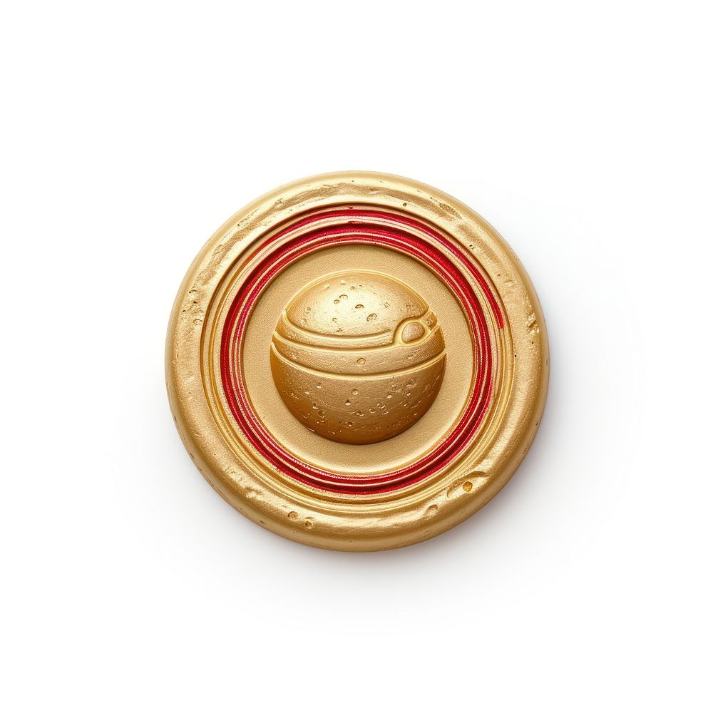 Cute saturn jewelry locket gold. AI generated Image by rawpixel.