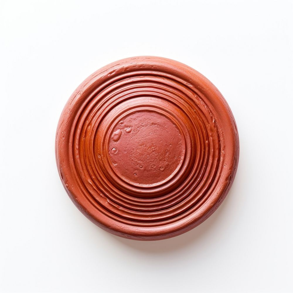 Saturn pottery white background earthenware. AI generated Image by rawpixel.