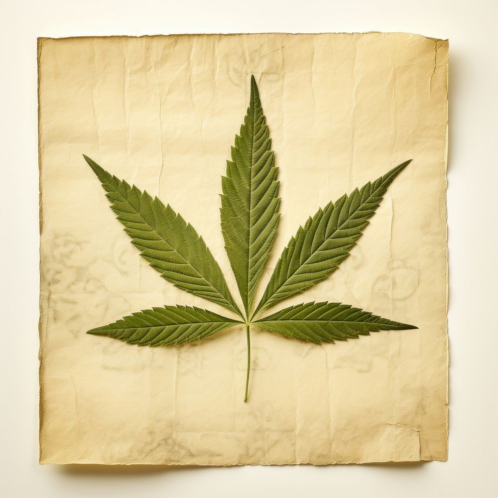 Herbs leaf cannabis plant.