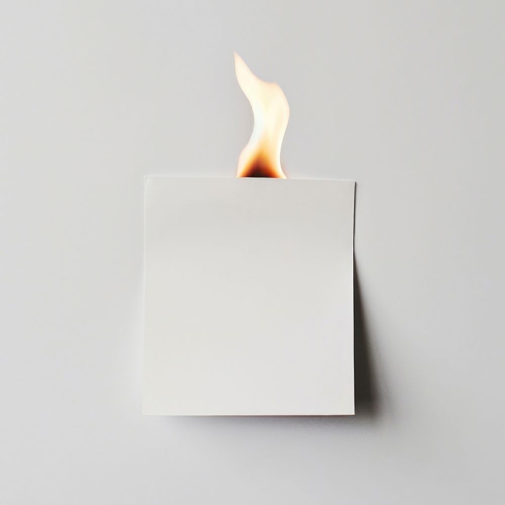 Aesthetic photo of a small Burning bank paper fire burning flame.