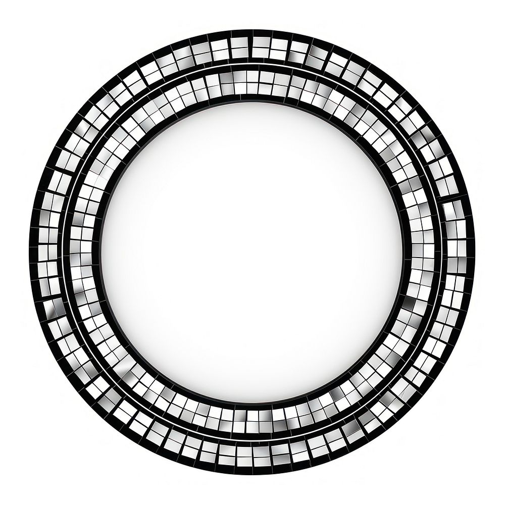 Circle circle black photo.