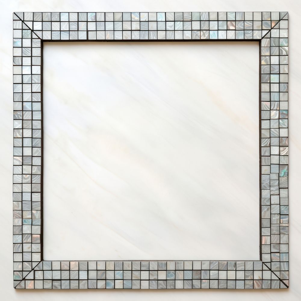 Blank frame backgrounds mosaic tile.
