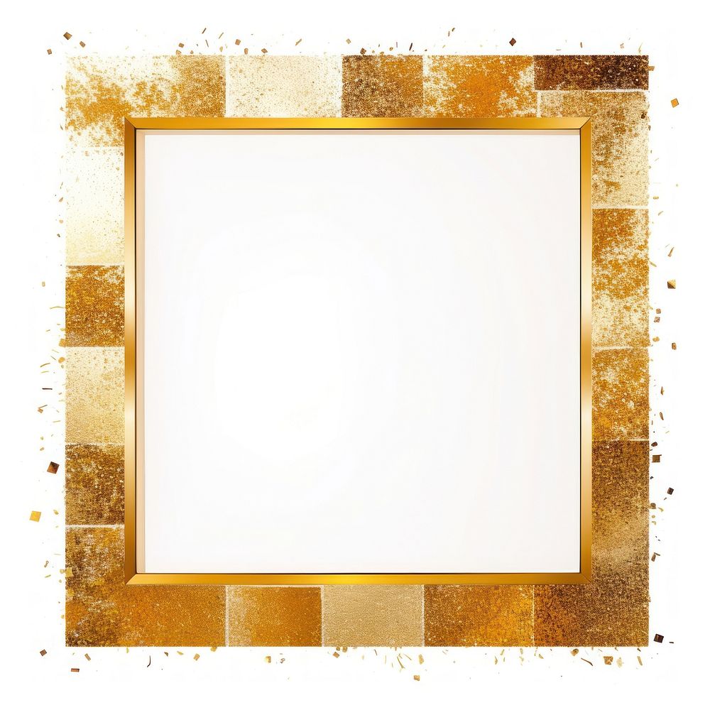 Squart backgrounds frame gold.