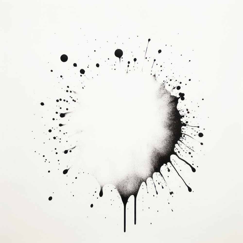 Dot paint white background splattered. AI generated Image by rawpixel.