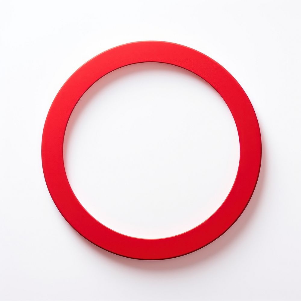  Circle shape red white background accessories. AI generated Image by rawpixel.