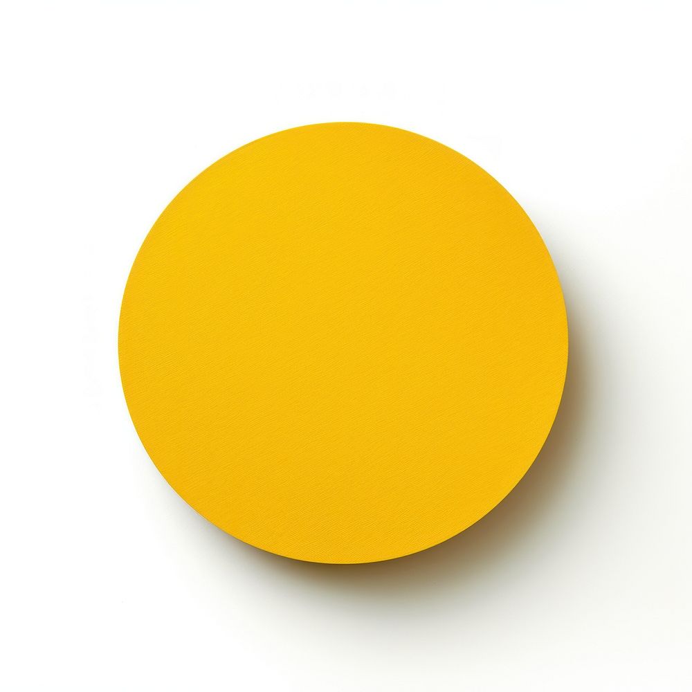  Circle shape yellow white background simplicity. AI generated Image by rawpixel.
