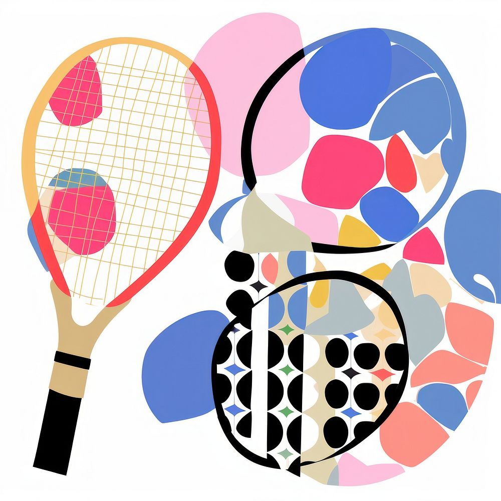 Racket and tenis ball tennis sports shape.