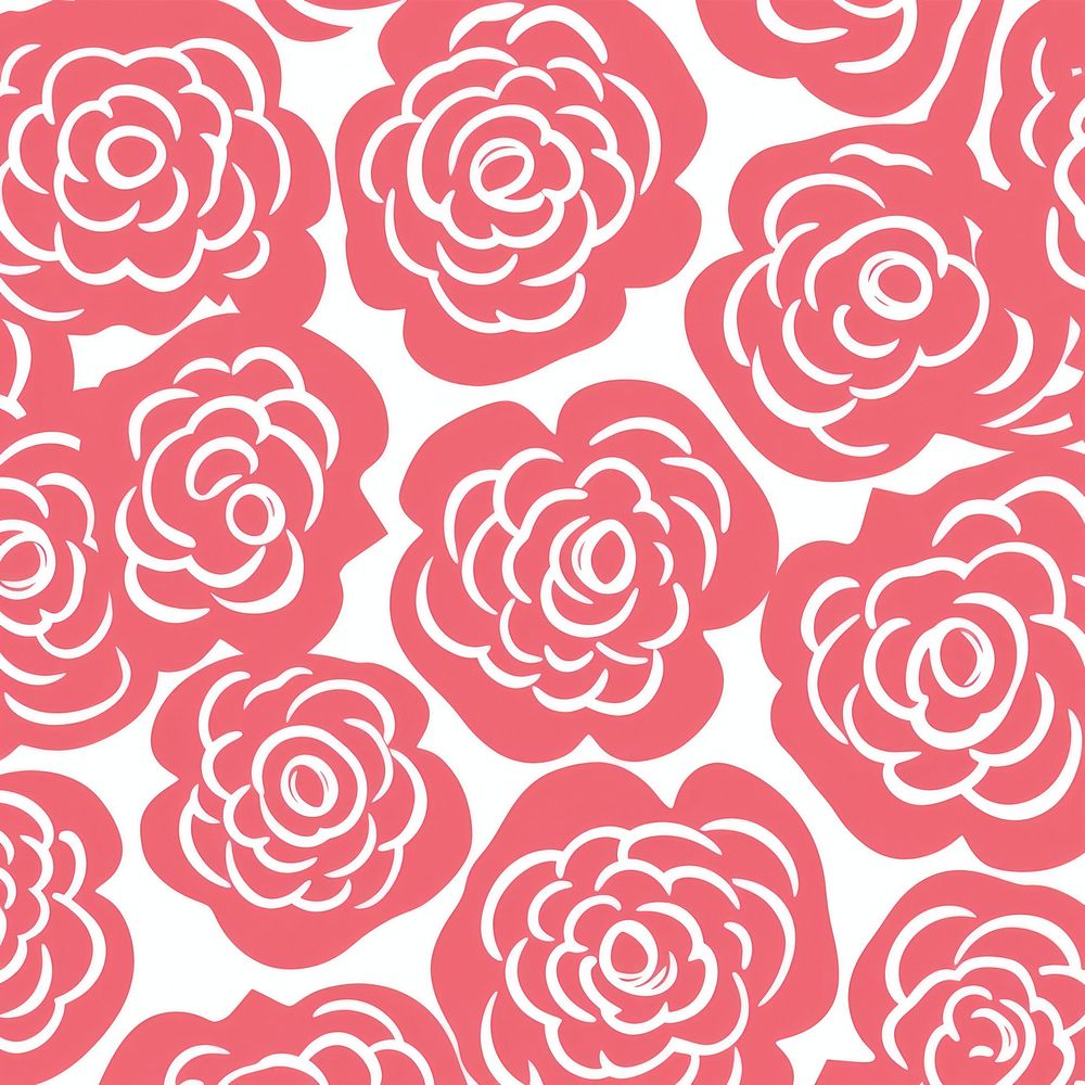 Rose pattern backgrounds repetition.