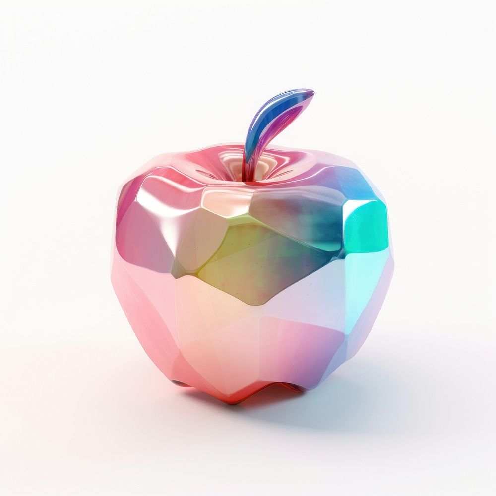 Apple apple fruit white background.