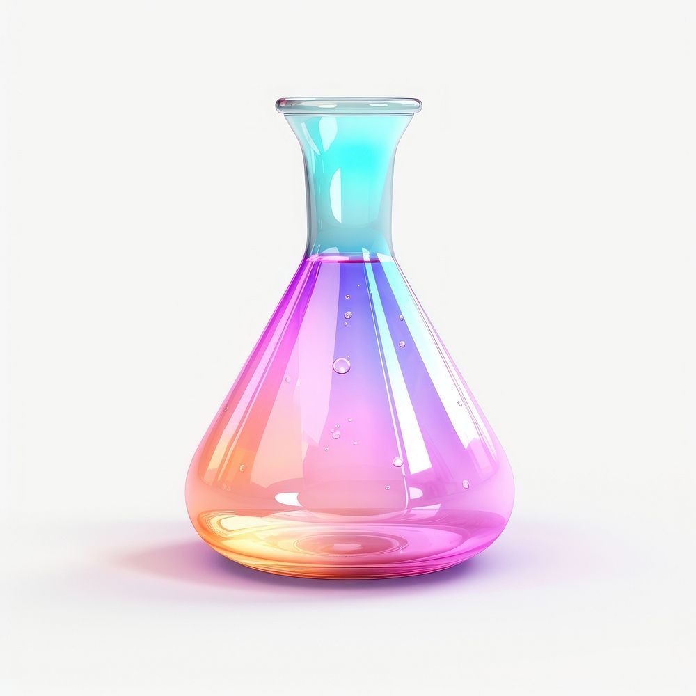 Beaker bottle glass vase.