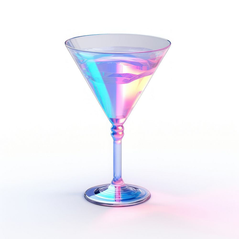 Cocktail glass martini drink.