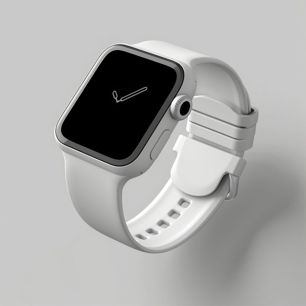 Smart watch  wristwatch technology monochrome.