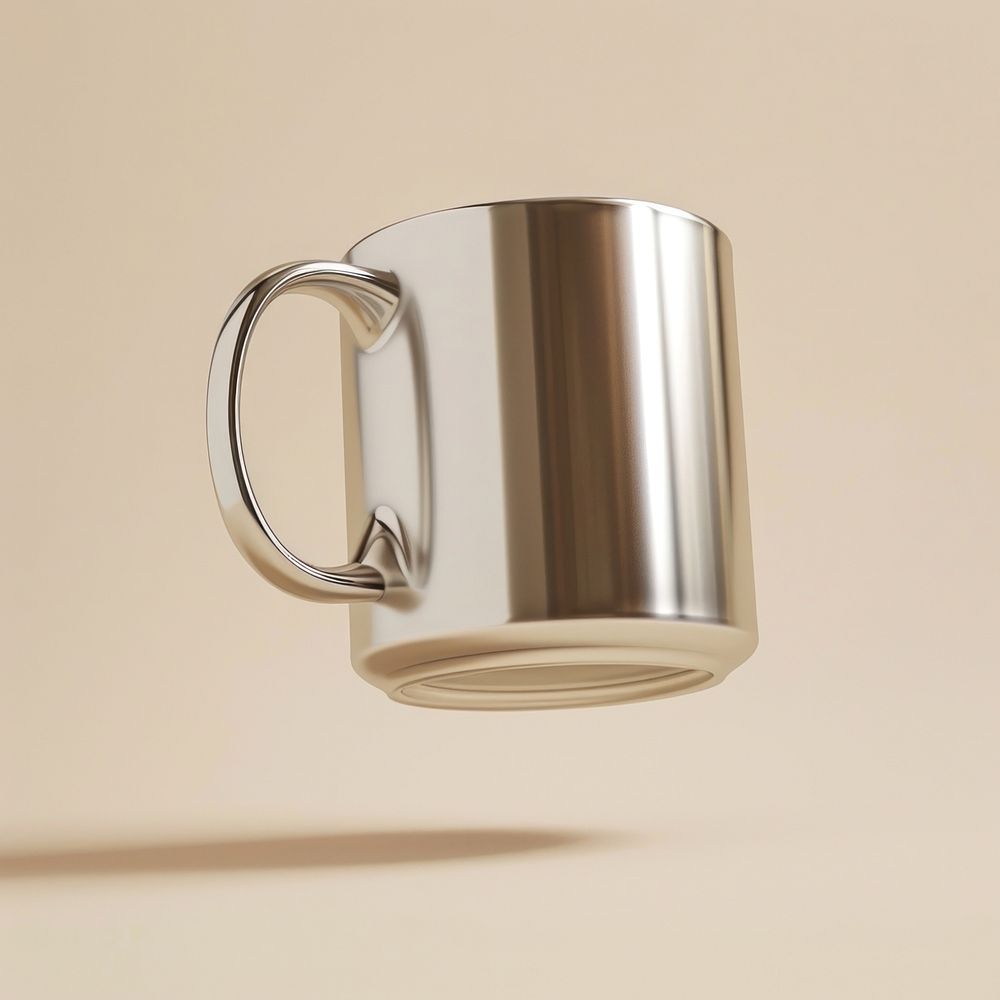 Stainless mug  coffee drink cup.
