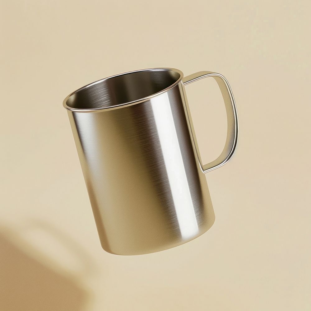 Stainless mug  drink cup refreshment.