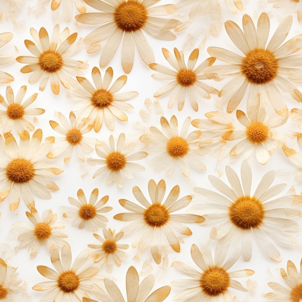 Real Pressed daisy pattern flower backgrounds petal.