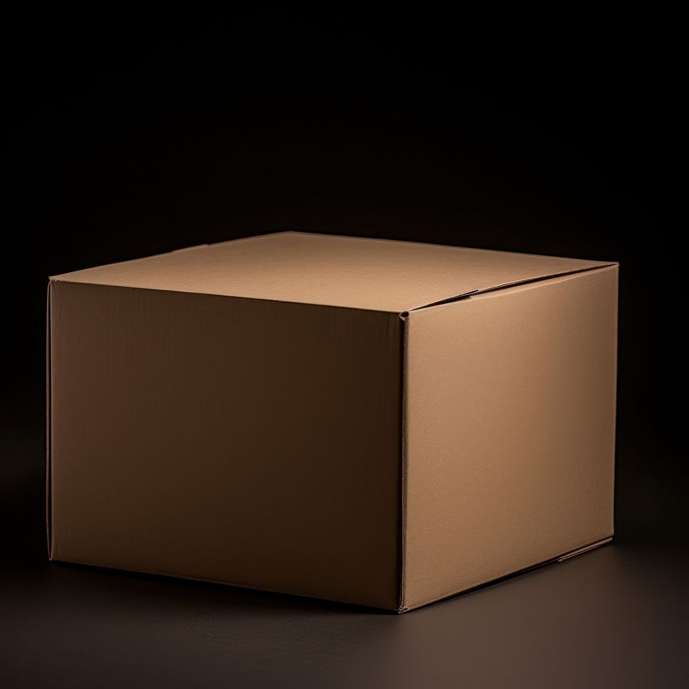 Carton box cardboard delivering container.