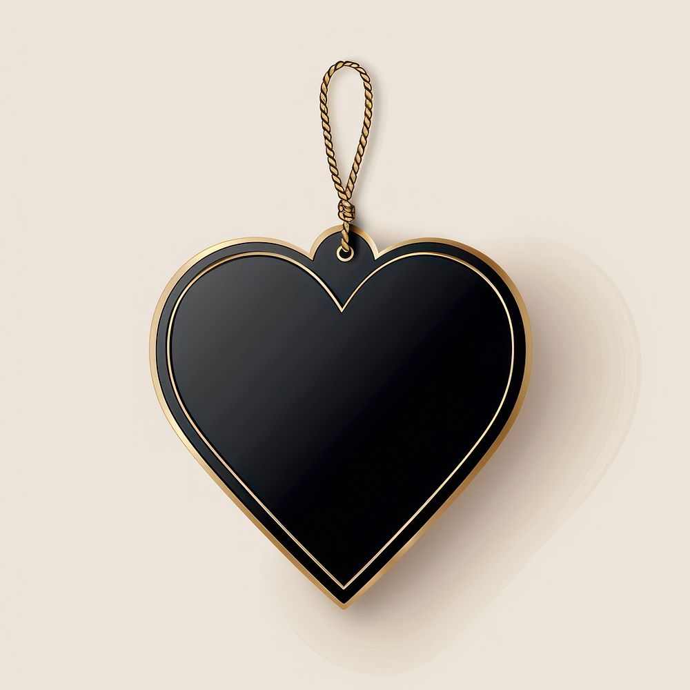 Gold heart jewelry pendant locket. AI generated Image by rawpixel.
