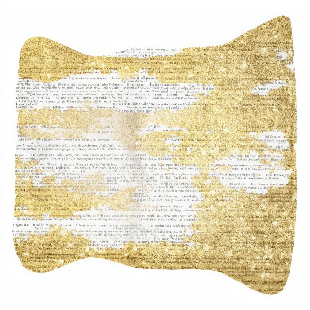 Newspaper ripped paper backgrounds gold text.