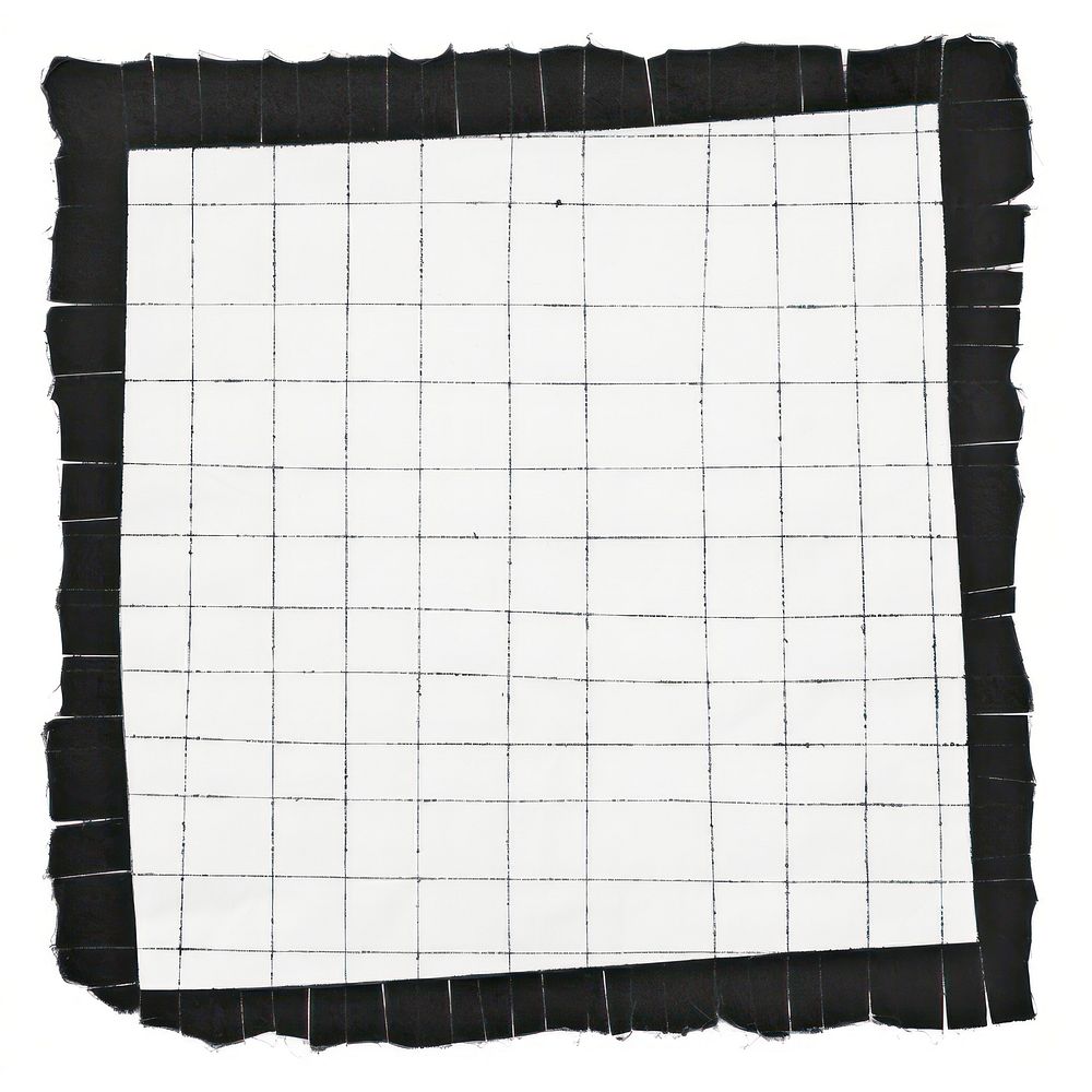 Black grids ripped paper backgrounds white white background.