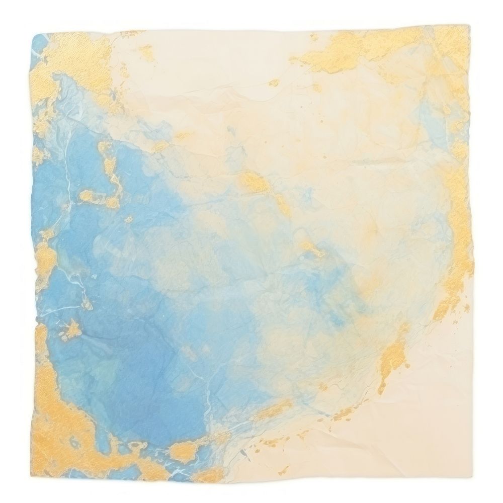 Blue gold marble ripped paper backgrounds painting art.