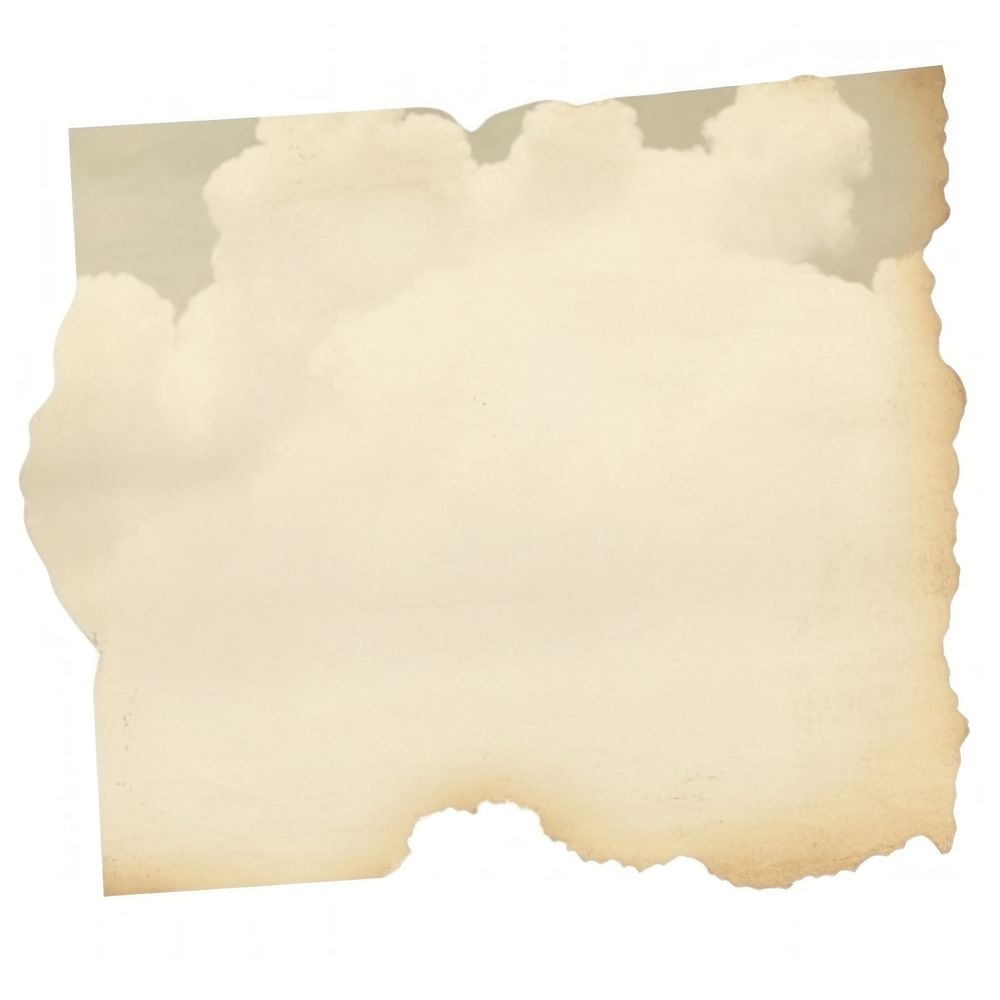 Cloud ripped paper backgrounds text white background.