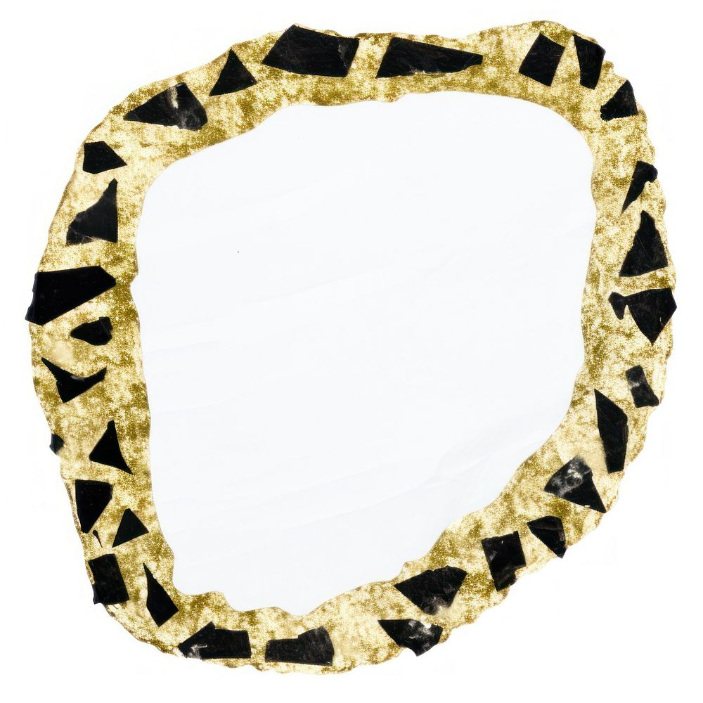 Diamond shape ripped paper jewelry white background accessories.