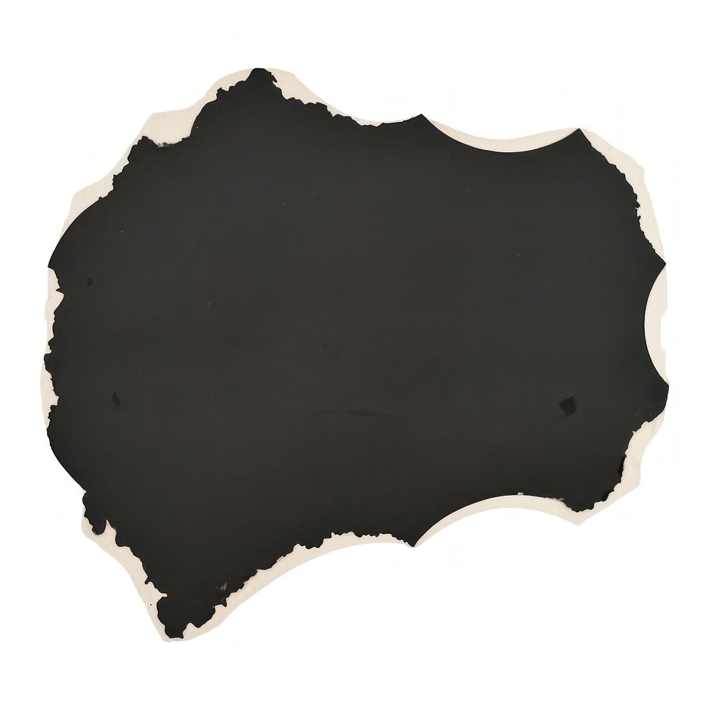 Haert shape ripped paper black white background rectangle.