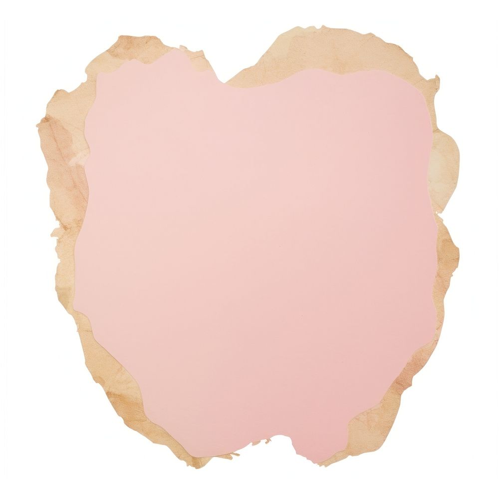 Haert shape ripped paper backgrounds petal pink.