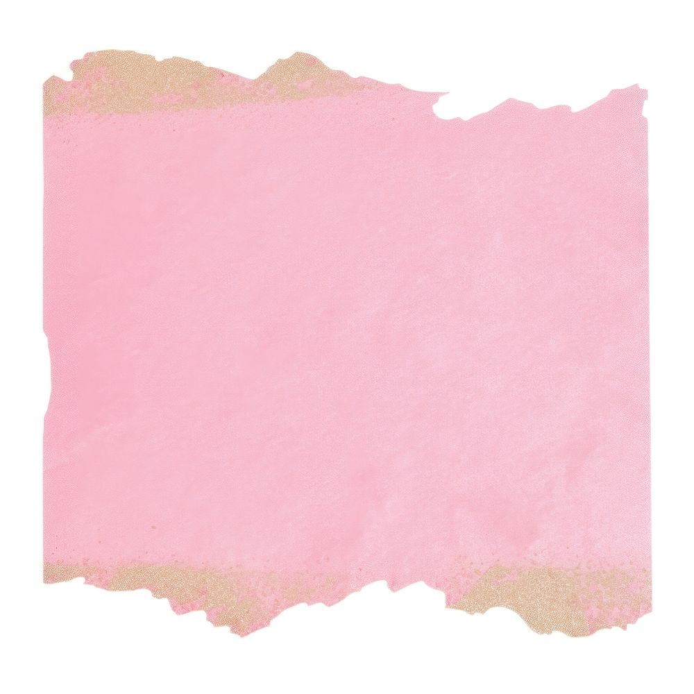 Pink glitter ripped paper backgrounds white background splattered.