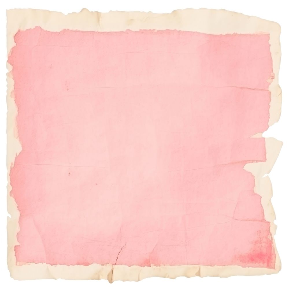 Pink ripped paper backgrounds text white background.