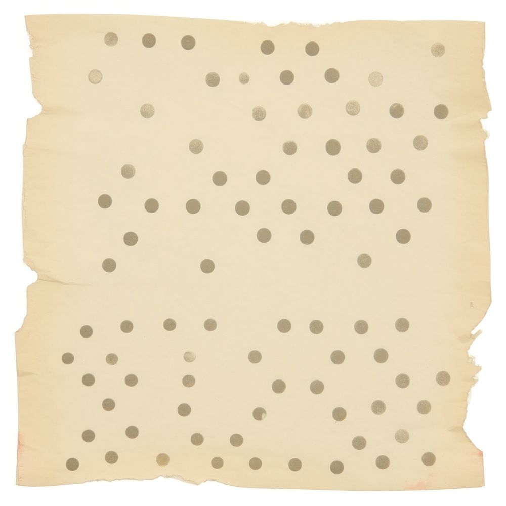 Polka dot ripped paper backgrounds pattern white background.