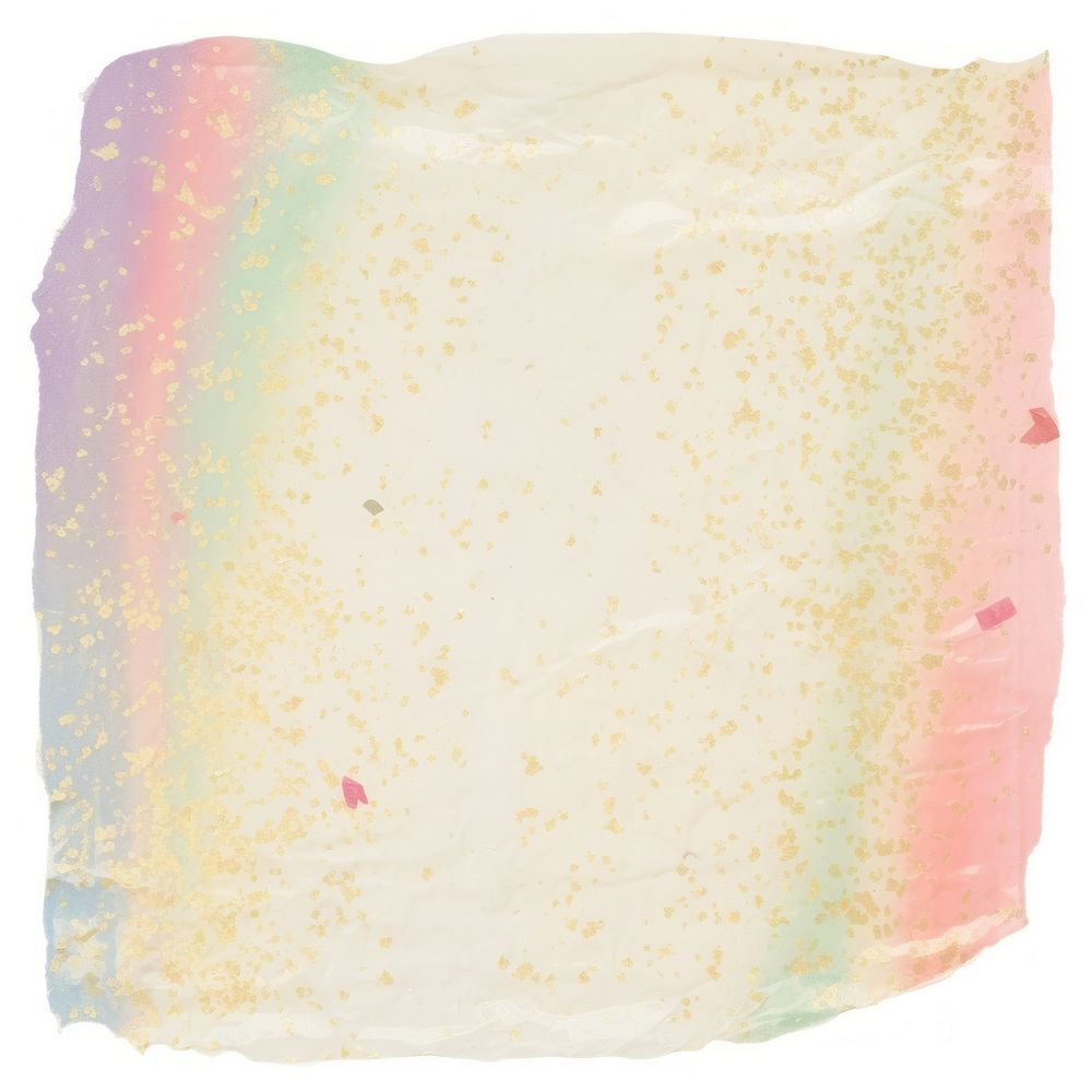 Rainbow glitter ripped paper backgrounds white background splattered.