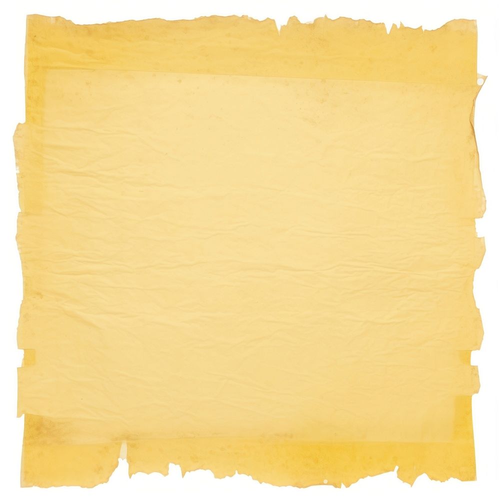 Yellow ripped paper backgrounds text white background.