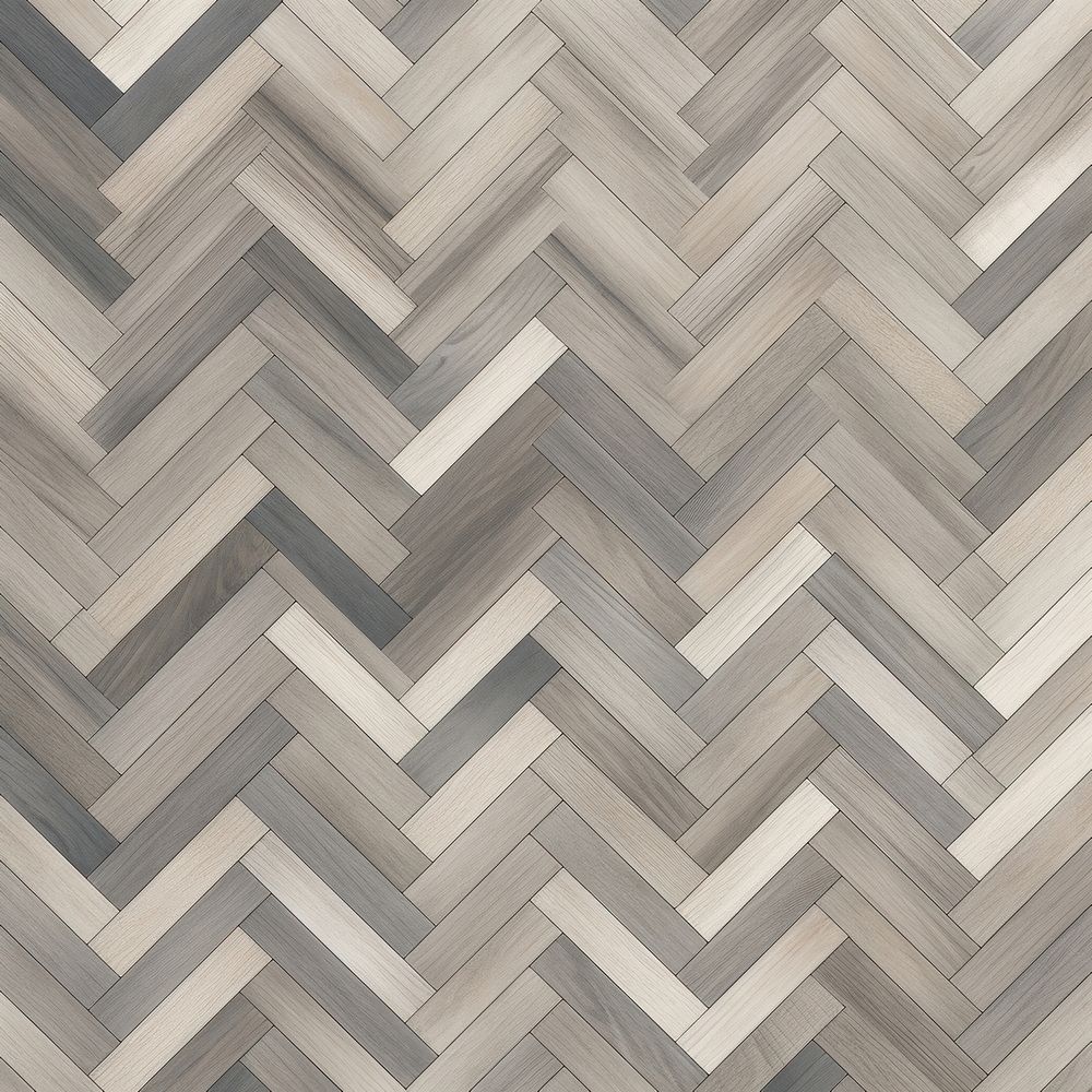 Wooden with grey and white flooring pattern tile. 