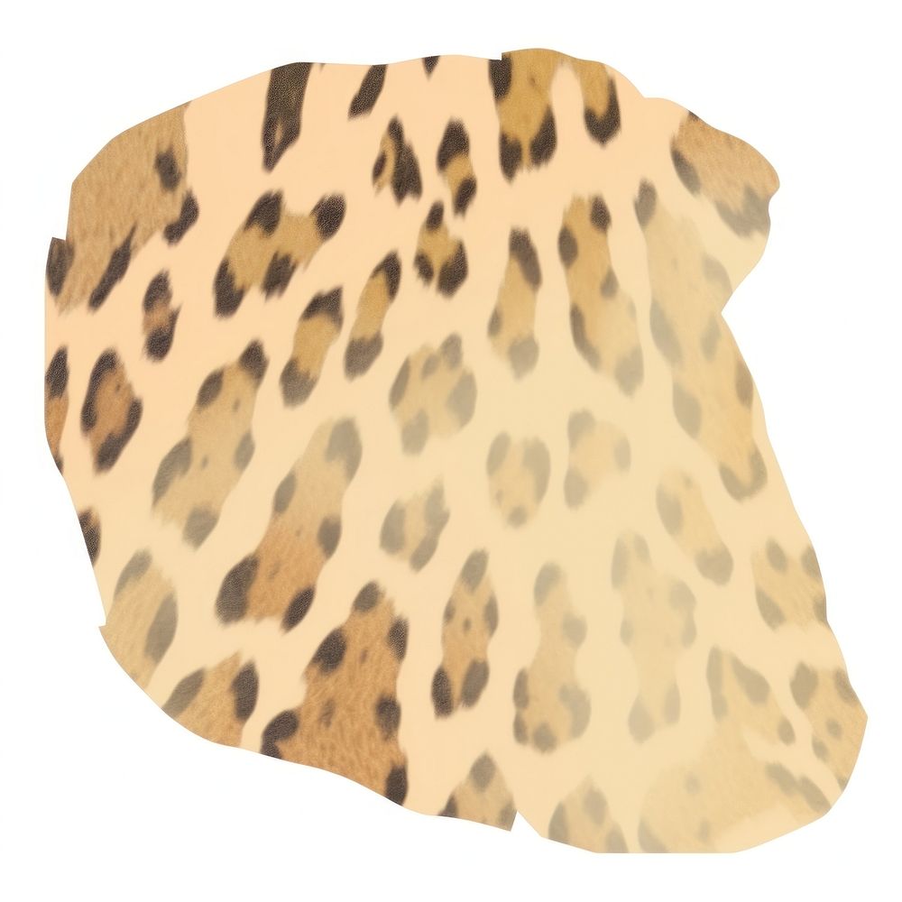 Cheetah skin marble distort shape white background wildlife leopard.