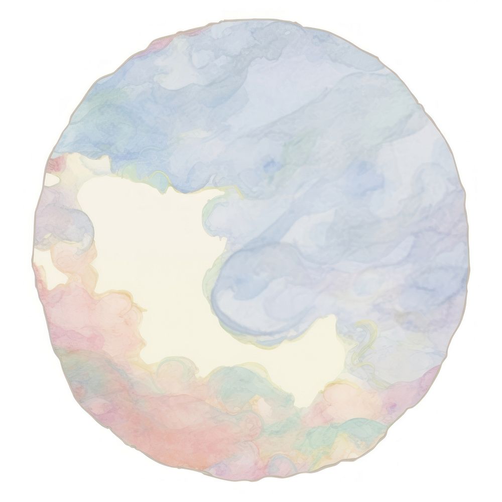 Cloud marble distort shape abstract white background microbiology.