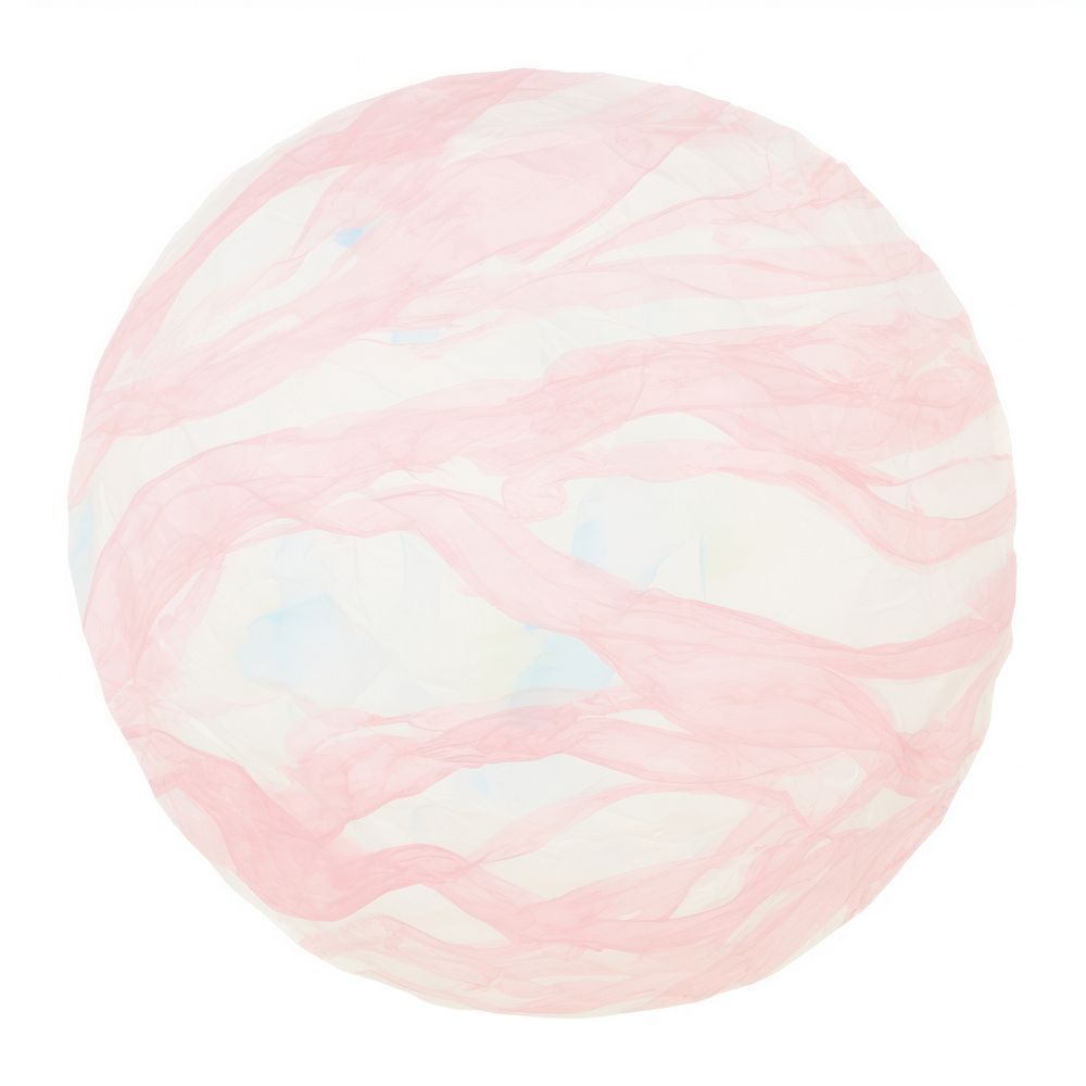 Bubblegum marble distort shape abstract sphere paper.