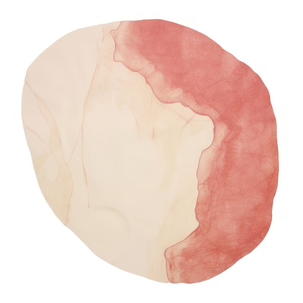 Red marble distort shape white background accessories accessory.