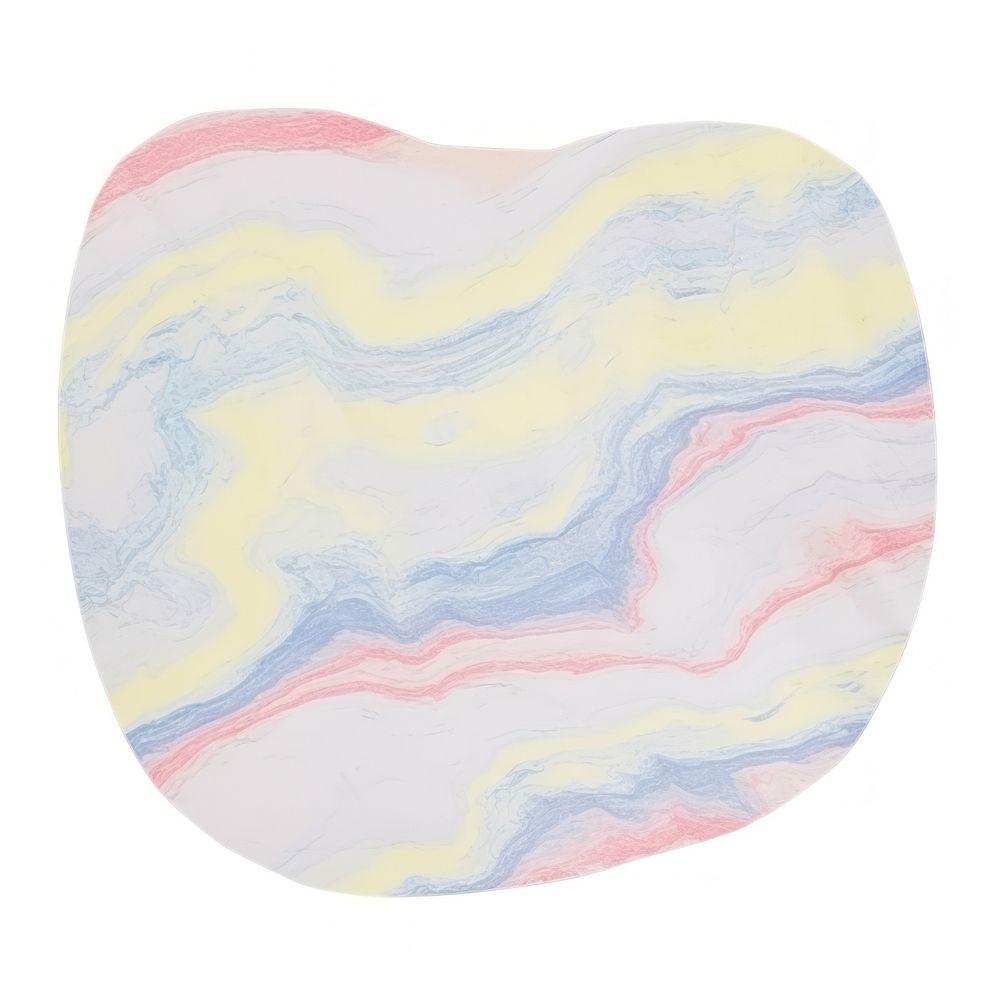 Wave marble distort shape abstract white background creativity.