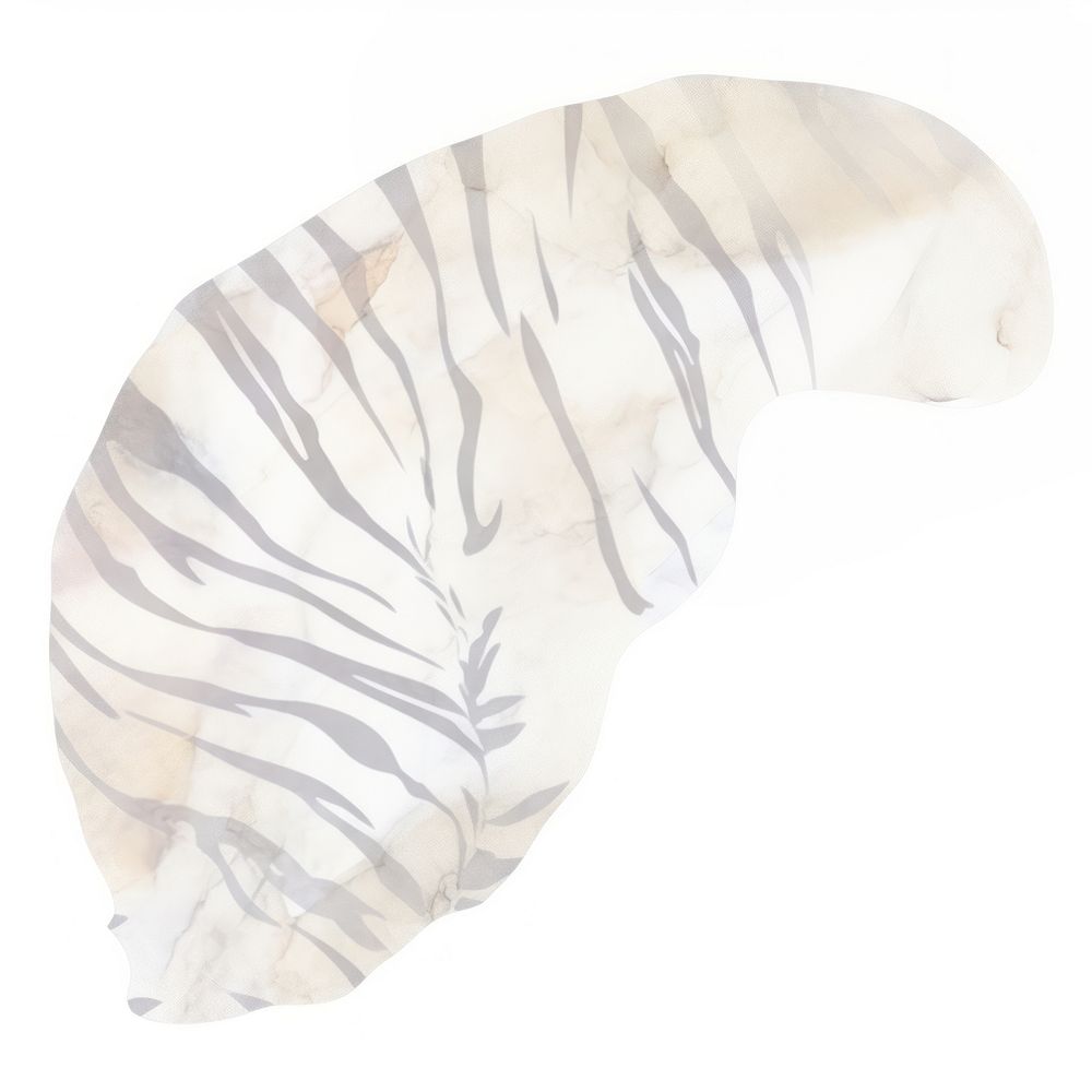 White tiger pattern marble distort shape white background clothing swimwear.