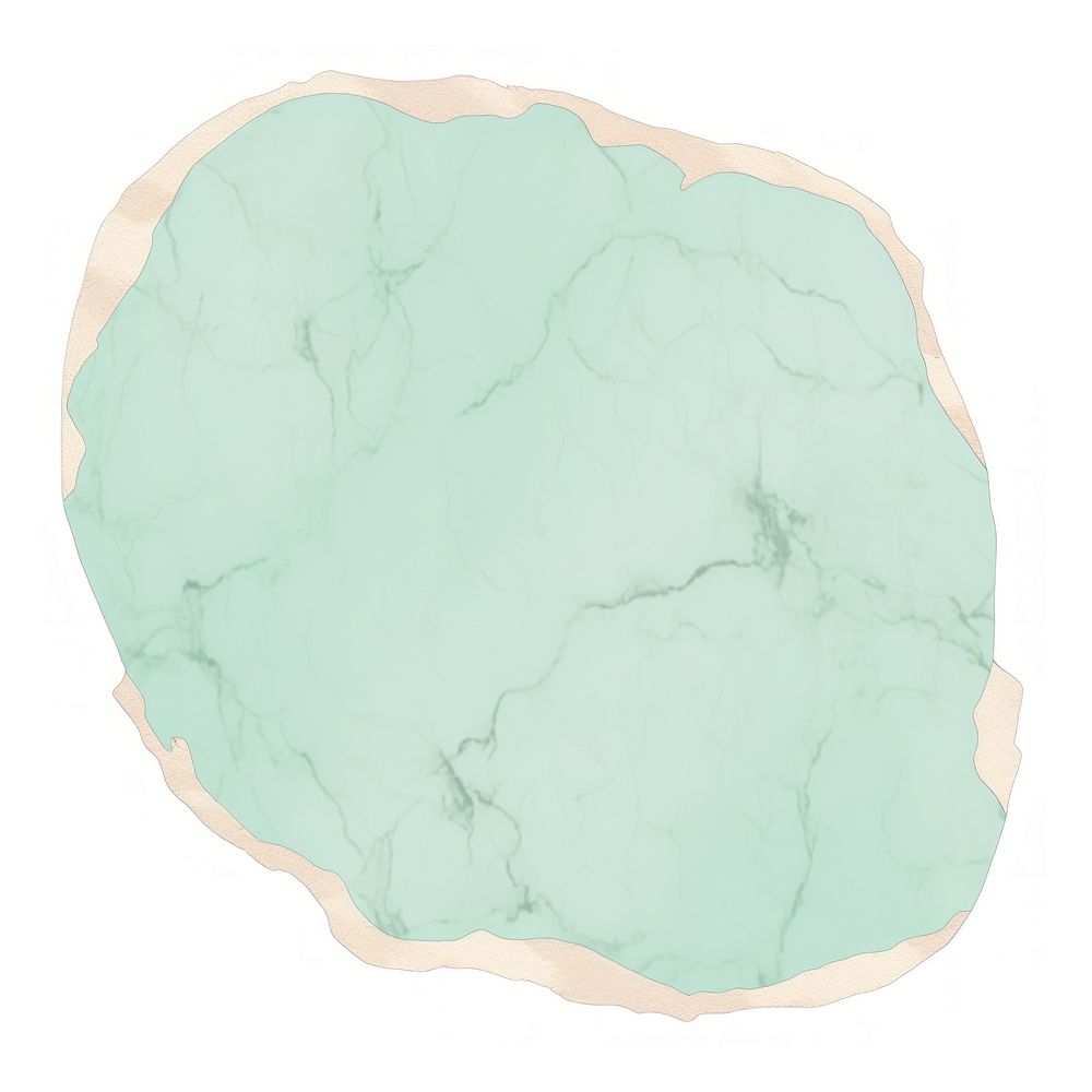 Teal marble distort shape turquoise jewelry paper.