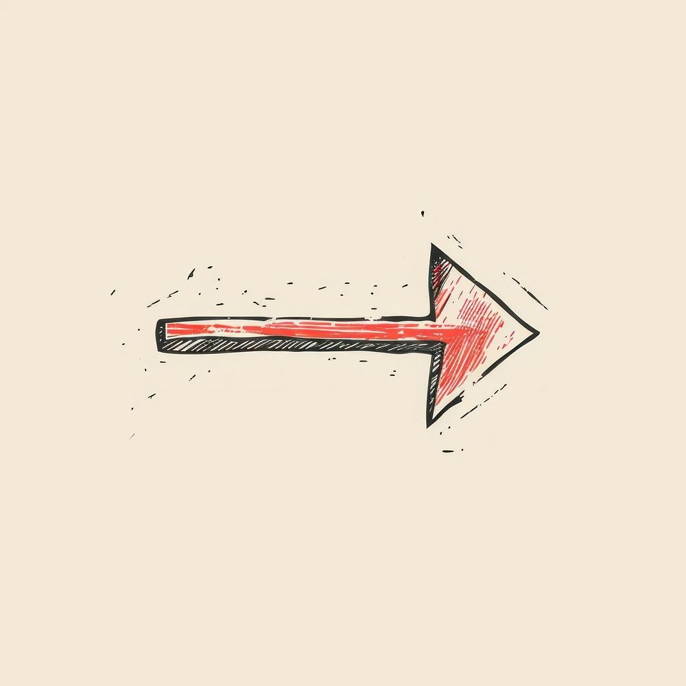 Doodle drawn symbol weaponry drawing. AI generated Image by rawpixel.