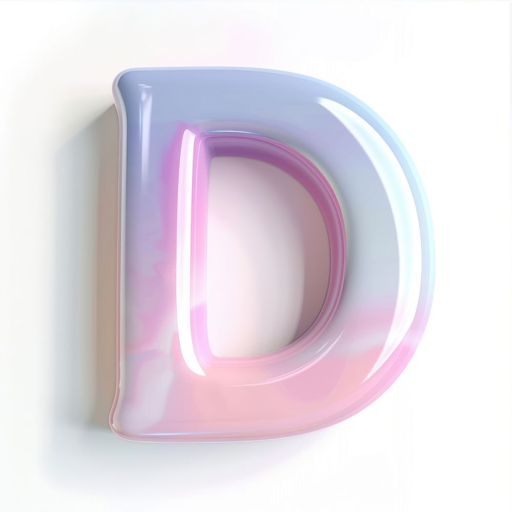 Letter D number symbol shape.