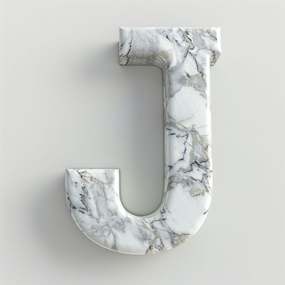 Letter J number symbol shape.