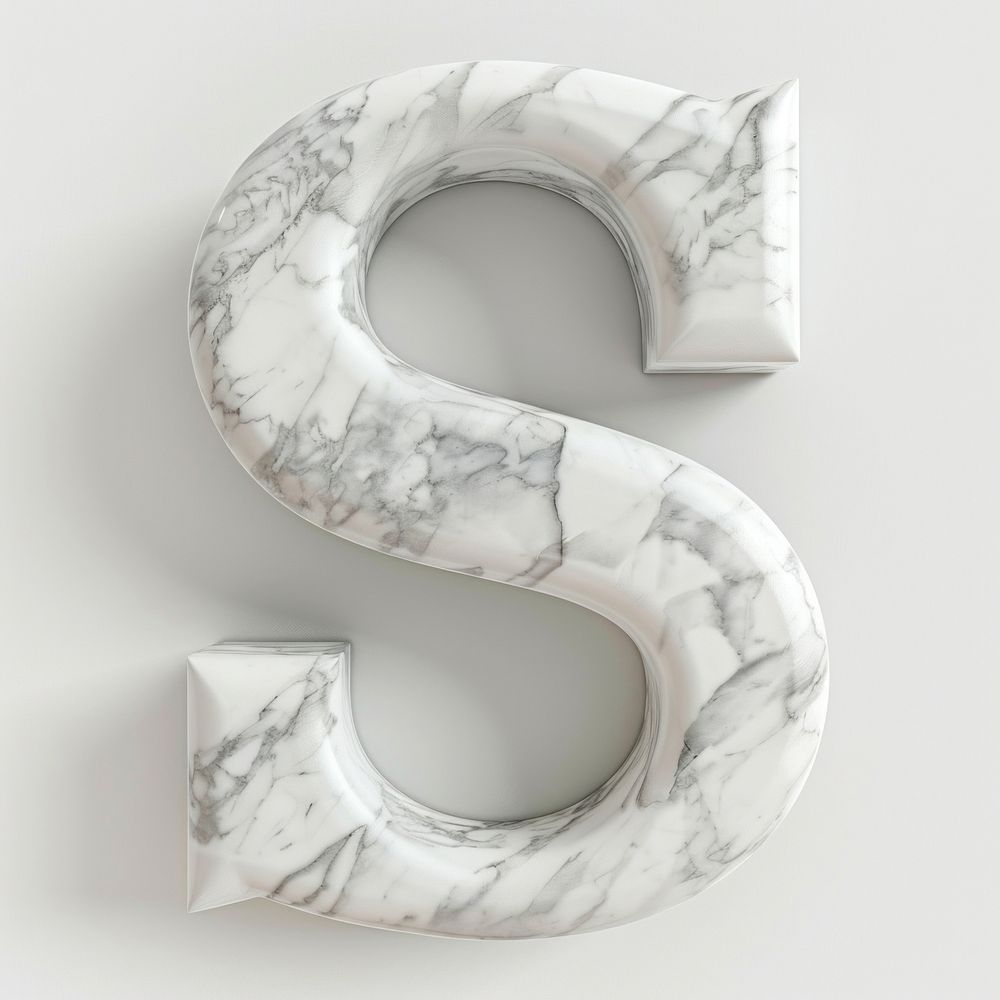 Letter S number symbol shape.