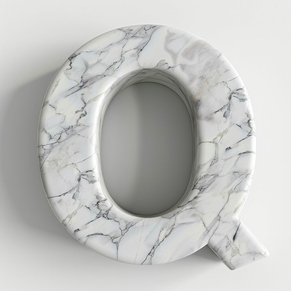 Letter Q porcelain bathroom toilet.