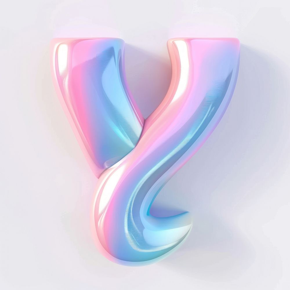 Letter Y abstract symbol number.
