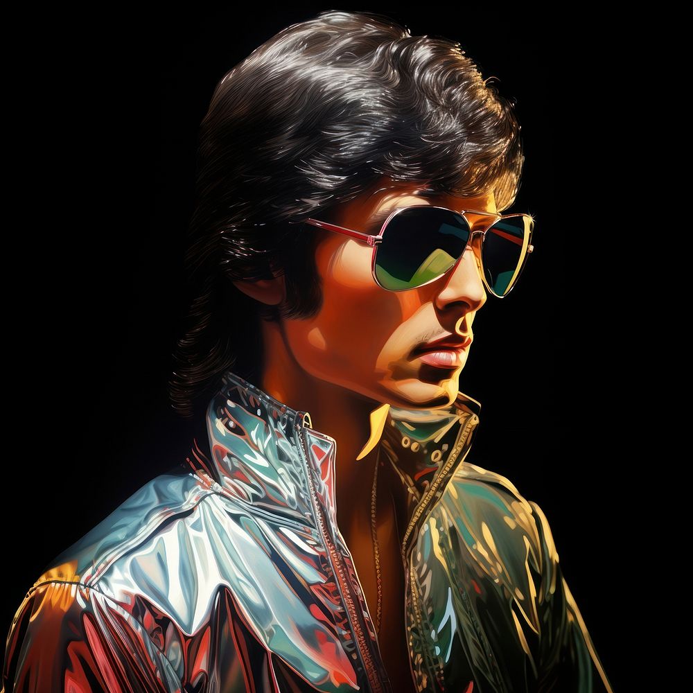 Man fashion sunglasses portrait adult.