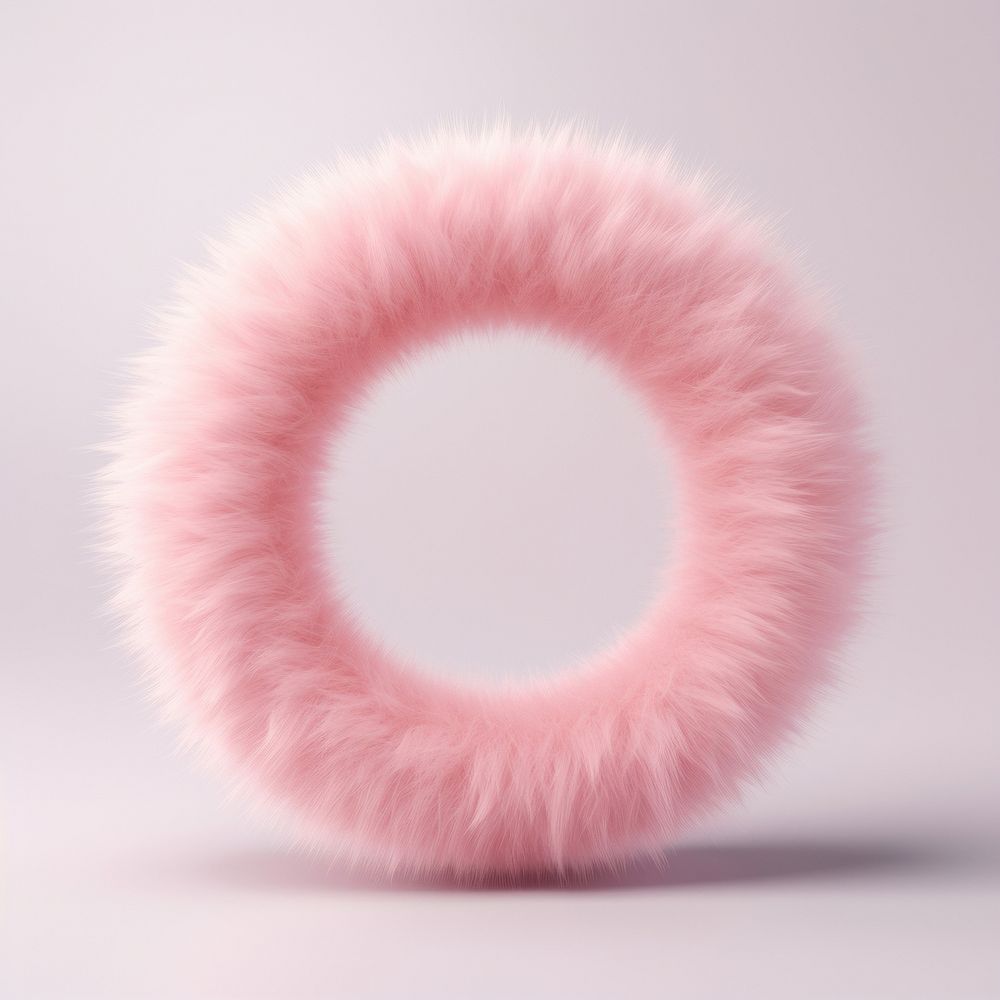 Fluffy pink fur hoop accessories accessory softness.
